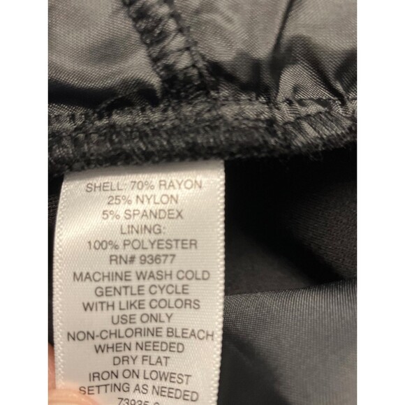 Liz Claiborne  Dress Pants  Emma Classic Straight Leg Ankle Black Size 18W NWT - Picture 6 of 9